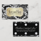 SERVIERPLATTE 311 Lace De Luxe Lavish Treuekarte (Vorne/Hinten)