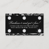 SERVIERPLATTE 311 Lace De Luxe Lavish Treuekarte (Rückseite)