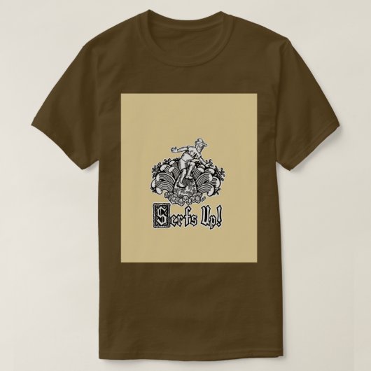 Serviert die Grafik T-Shirt (Design vorne)