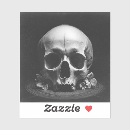 💀Serviert kalt — Barocke Feinkunst Aufkleber (Blatt)