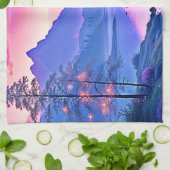 Serviertablett Geschirrtuch (Gefaltet)