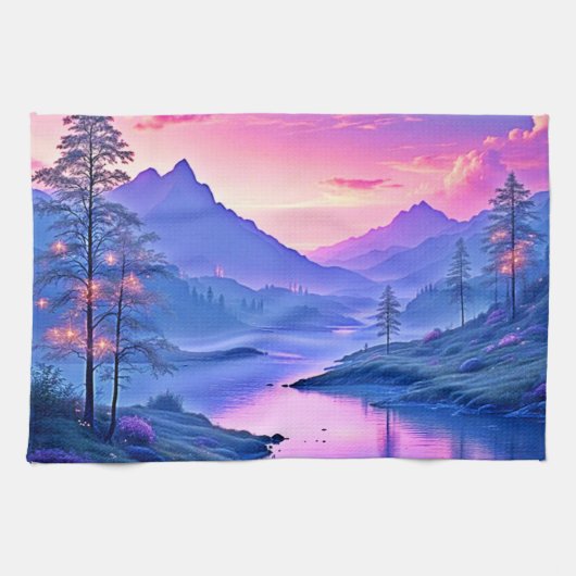 Serviertablett Geschirrtuch (Horizontal)