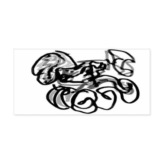 Serviertablett Gummistempel (Prägung)