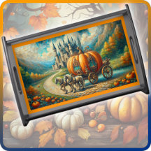 SERVIERTABLETT - Halloween Zeit auf Schloss