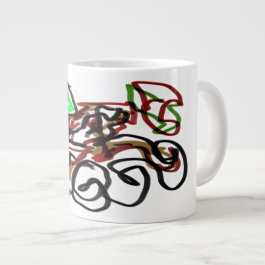 Serviertablett Jumbo-Tasse (Vorderseite Rechts)