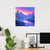 Serviertablett Poster (Heimbüro)