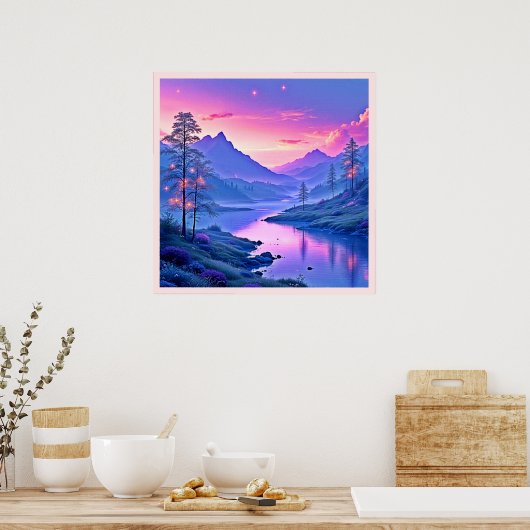 Serviertablett Poster (Küche)