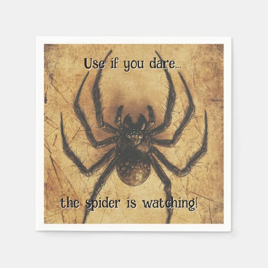 🕷️ SERVIETTE (Vorderseite)