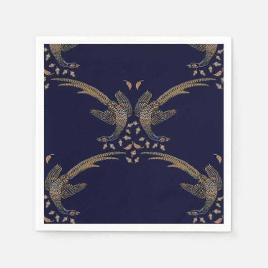 Serviette aus Blau und Blau (Vorderseite)