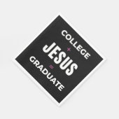 Serviette College + Jesus = Absolvent (Ecke)