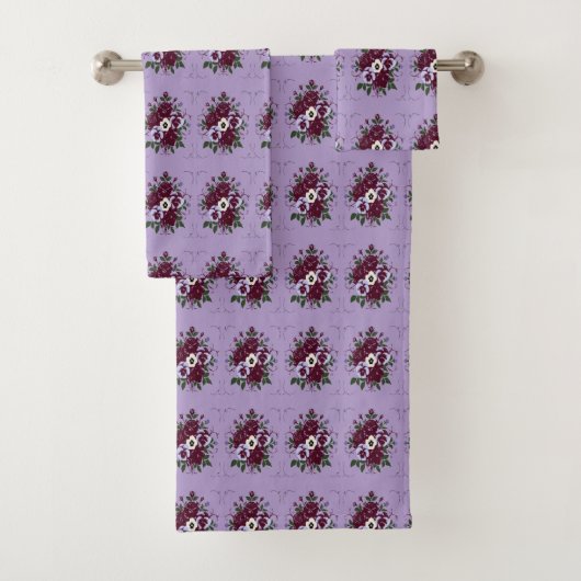 Serviette de Bain - Bouquet de Violettes Badhandtuch Set (Insitu)