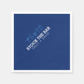 Serviette für Cocktailbar gestalten (Vorderseite)