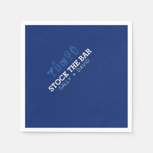 Serviette für Cocktailbar gestalten (Vorderseite)