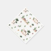 Serviette Wüsten Kamele (Ecke)