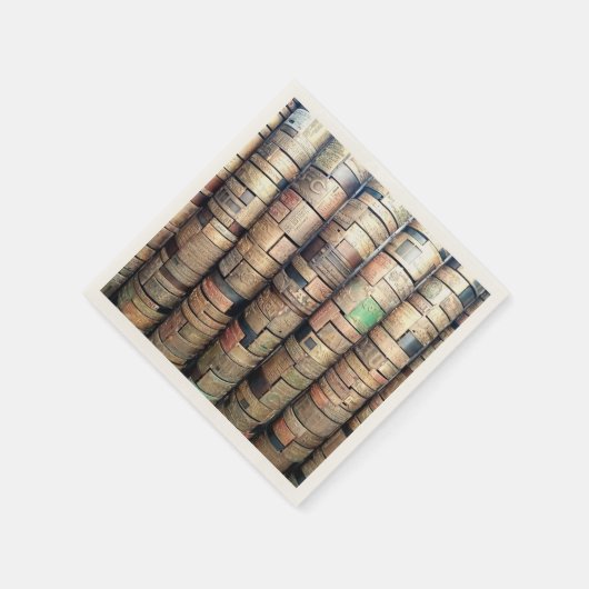 Servietten aus Messingplatten (Ecke)