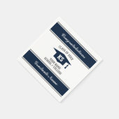 Servietten der personalisierten High School-Abschl (Ecke)