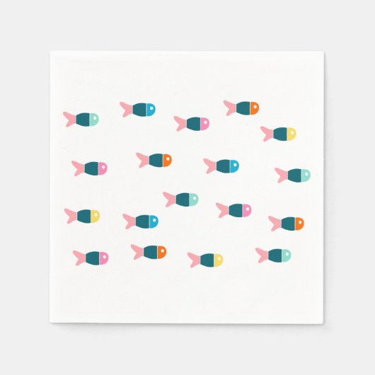 Servietten Fische (Vorderseite)