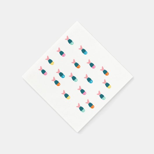 Servietten Fische (Ecke)