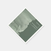 Servietten für eine moderne Hochzeit.  (Ecke)