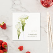 Servietten für eine moderne Hochzeit. (Beispiel)