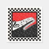 Servietten für Rot und Schwarz (Vorderseite)