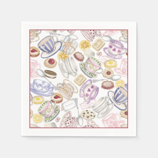 Servietten für Tee und Party (Vorderseite)