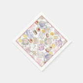 Servietten für Tee und Party (Ecke)