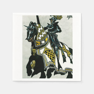 Servietten in der Ritter-zu Pferd Sammlung