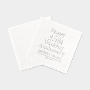 SERVIETTEN MIT FOLIE