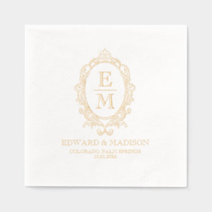 SERVIETTEN MIT FOLIE