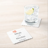 Servietten personalisiert minimalistisch untersetzer (Vor Ort)