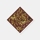 Servietten - Velvet Wine Kollektion (Ecke)