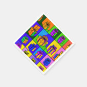 Servietten zum Geburtstag mit Geschenkdesign (Ecke)