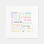 Servietten zum Thema Snooker (Vorderseite)