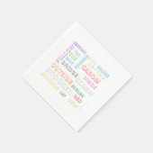 Servietten zum Thema Snooker (Ecke)