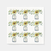 Servilleta con diseño de florero y mar serviette (Vorderseite)