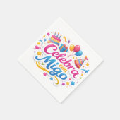 Servilleta de Papel con Diseño “Celebra Conmigo” | Serviette (Ecke)