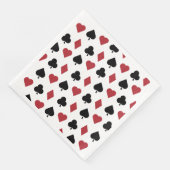 Servilleta de papel de cena naipes serviette (Ecke)