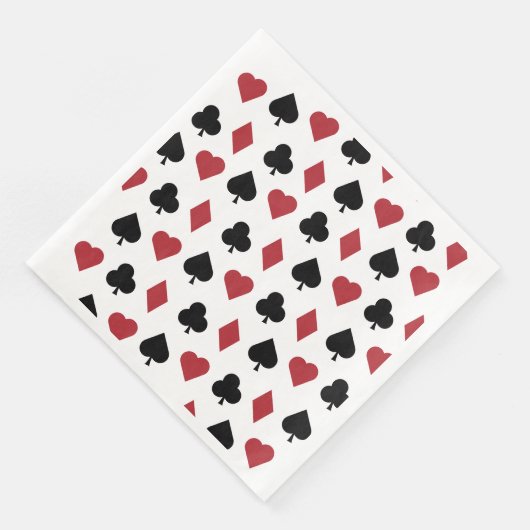Servilleta de papel de cena naipes serviette (Ecke)