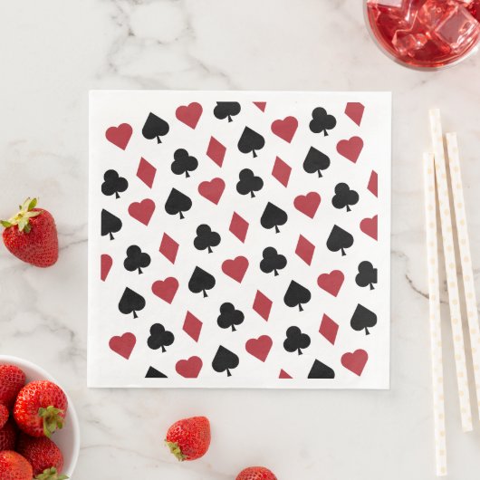 Servilleta de papel de cena naipes serviette (Beispiel)