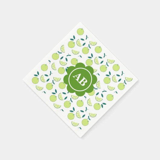 Servilleta de papel diseño de limas serviette (Ecke)