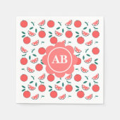 Servilleta de papel diseño melocotones serviette (Vorderseite)