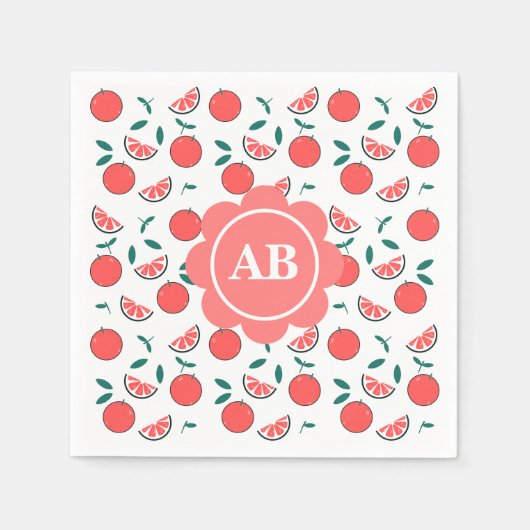 Servilleta de papel diseño melocotones serviette (Vorderseite)