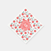 Servilleta de papel diseño melocotones serviette (Ecke)