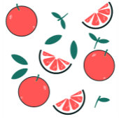 Servilleta de papel diseño naranjas serviette