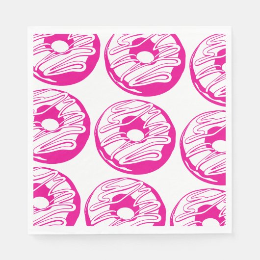Servilleta de papel donuts serviette (Vorderseite)