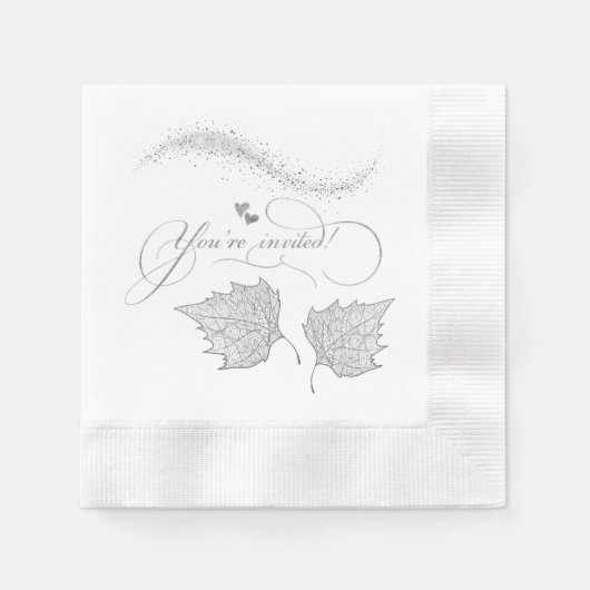 Servilleta de papel estás invitado para boda serviette (Vorderseite)