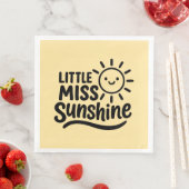 Servilleta de papel – Little Miss Sunshine Serviette (Beispiel)