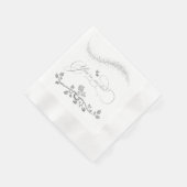Servilleta de papel para boda serviette (Ecke)