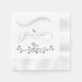 Servilleta de papel para boda serviette (Vorderseite)